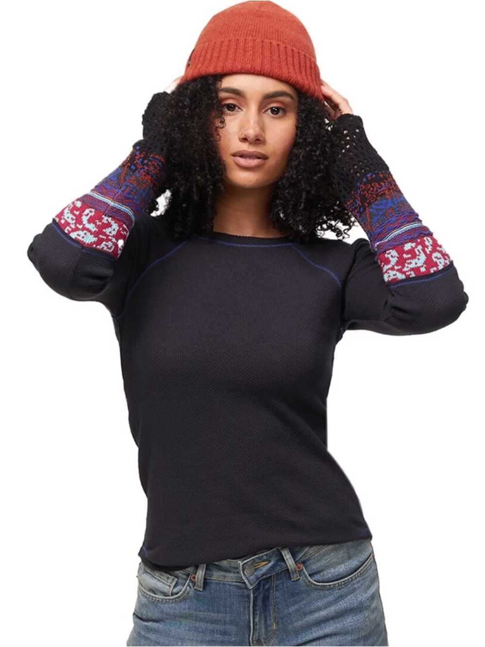 Free People In The Mix Cuff Top Large
